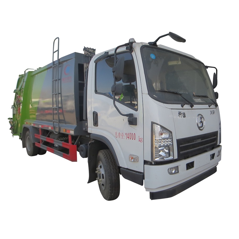 Shacman10トンガベージコンパクタートラック